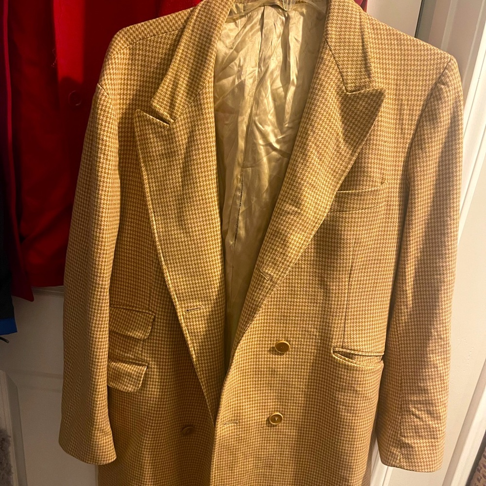 Pigmo wool houndstooth overcoat